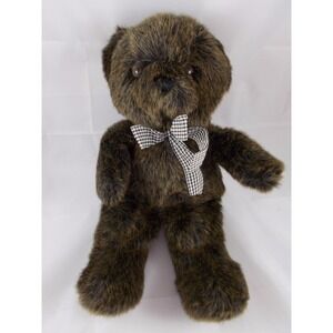 America Wego Brown Cuddle Bear Plush 15.5 Inch Stuffed Animal toy